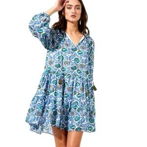 NWT Oliphant Napa Balloon Sleeve Dress